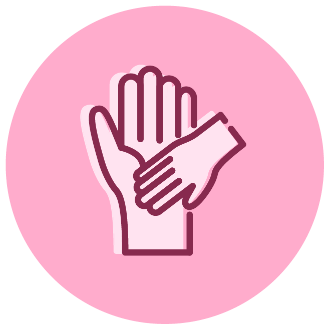 Image of icon handshake on adoption page
