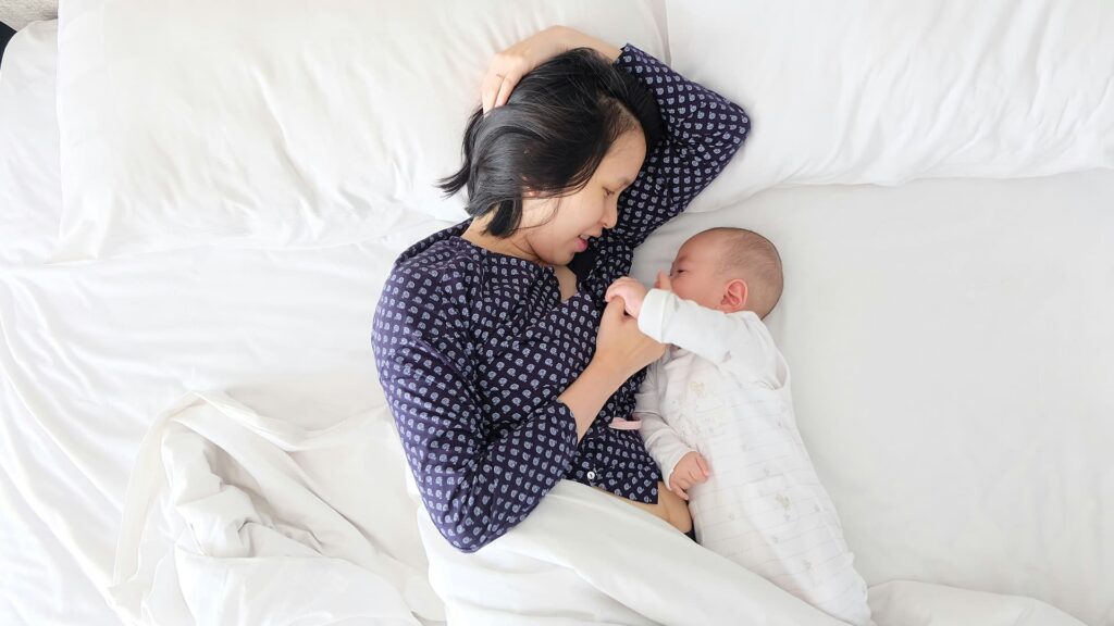 Birth mother gives up baby for adoption